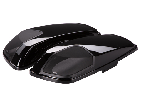 HDBLVB Vivid Black Bag Lids for Harley-Davidson