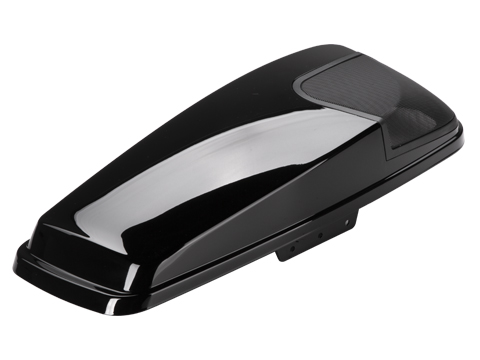 HDBLVB Vivid Black Bag Lids for Harley-Davidson
