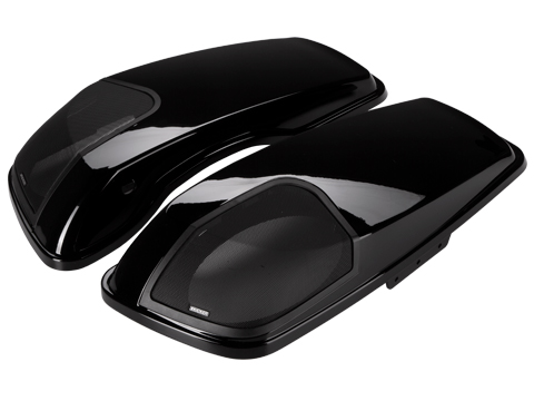 HDBLVB Vivid Black Bag Lids for Harley-Davidson
