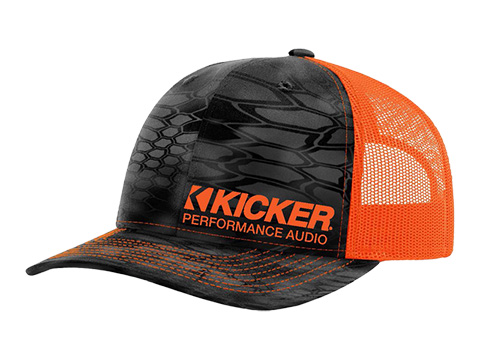 Orange Kicker Mesh Snapback Cap