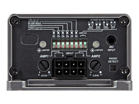 KEY200.4 Smart 4-Ch. Amplifier (auto-EQ/processor)